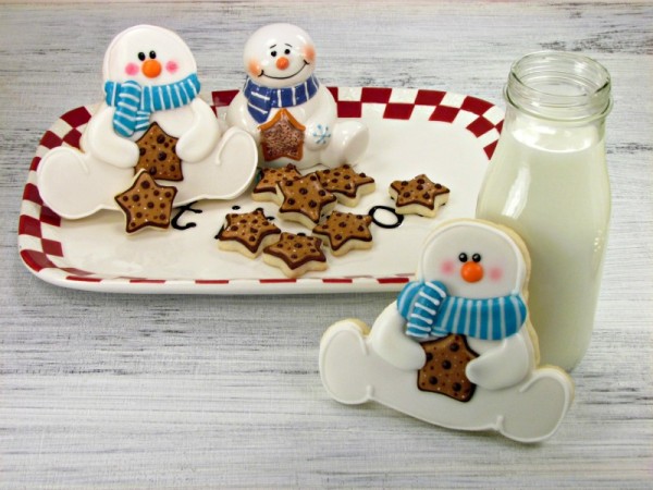 Snowman Cookies by The Bearfoot Baker