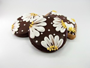 Rose Tips Daisy Cookies 5