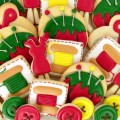 Sewing Cookies Platter