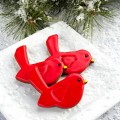 Red Birds in the Snow