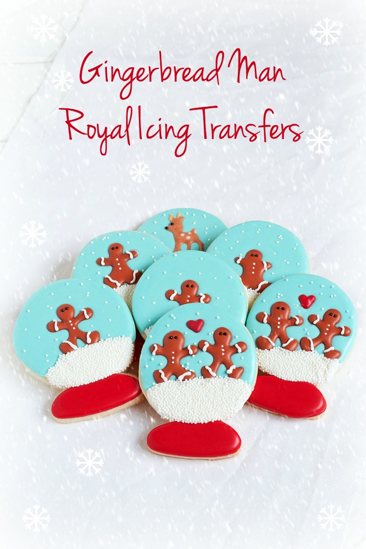 Easy Christmas Royal Icing Transfers The Bearfoot Baker
