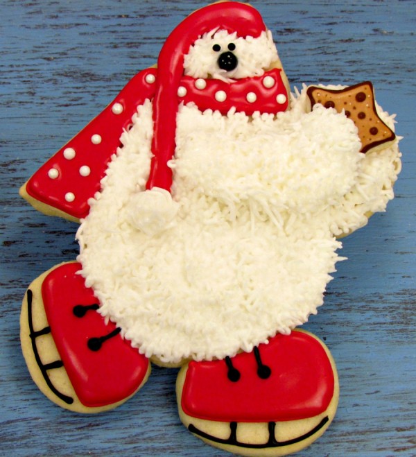 Polar Bear Cookies thebearfootbaker.com