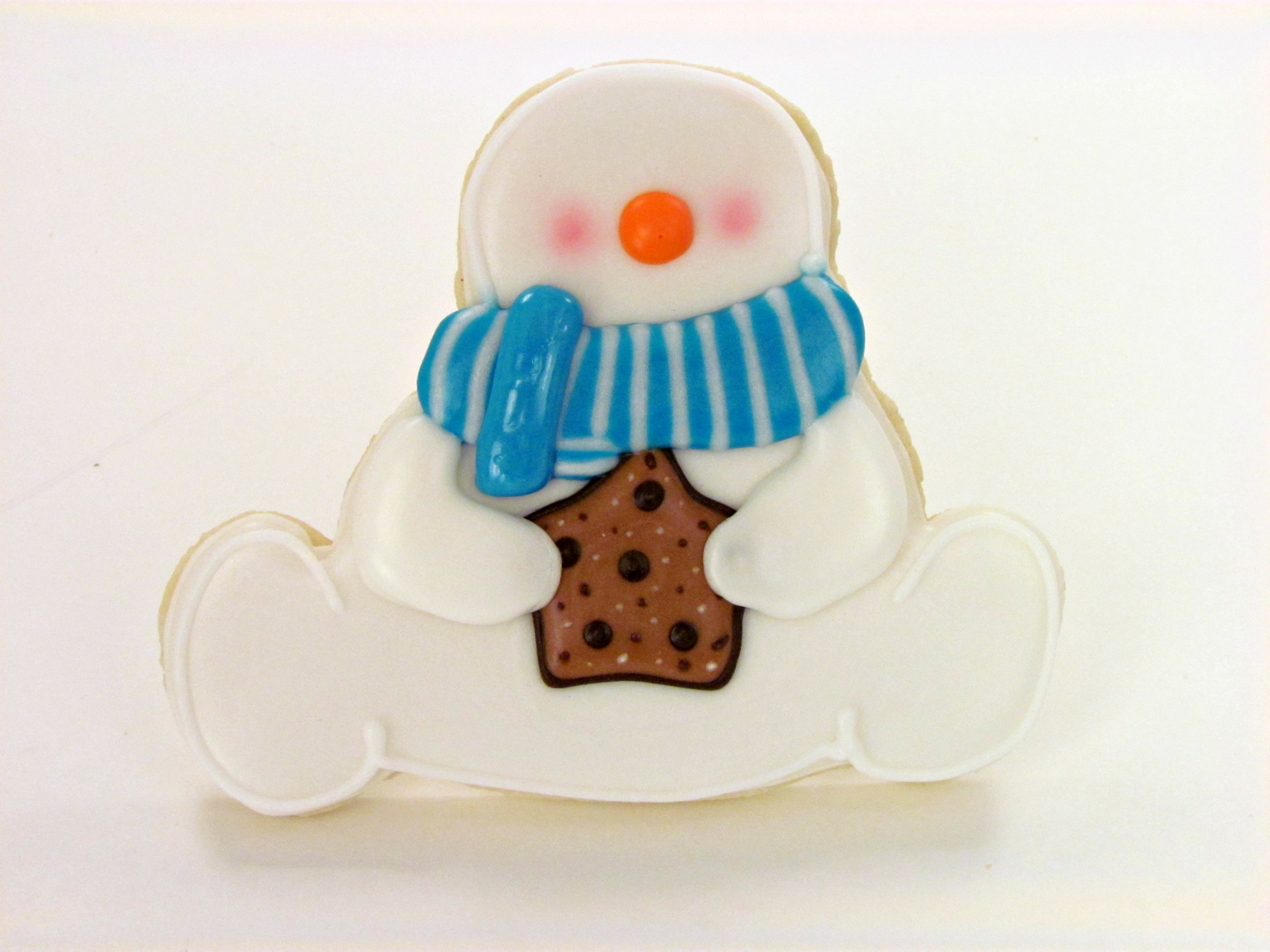 Snowman Cookies www.thebearfootbaker.com