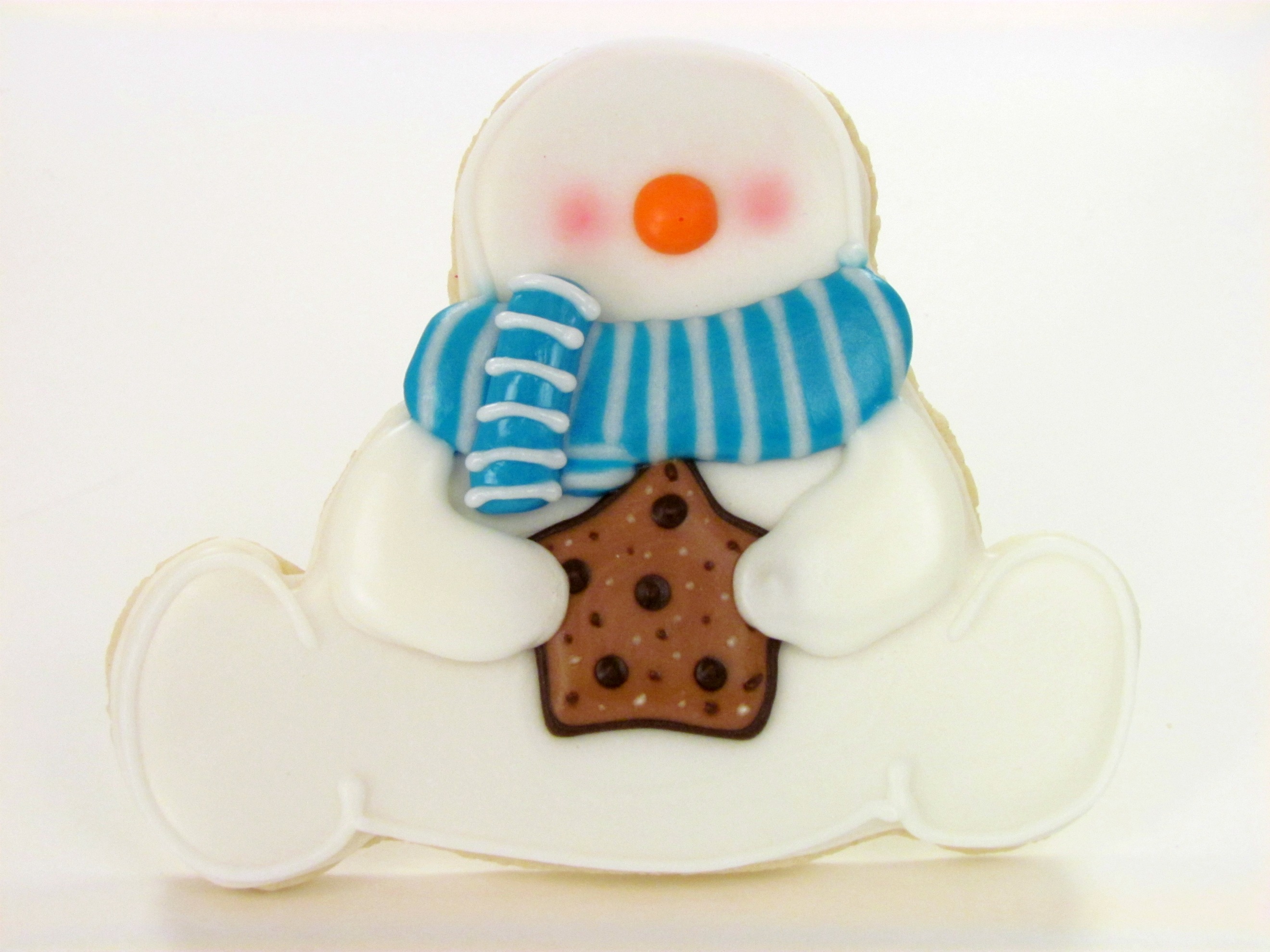 Snowman Cookies www.thebearfootbaker.com