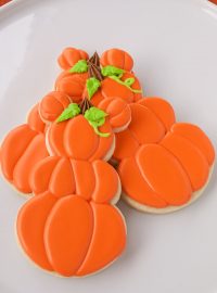 Mickey Mouse Pumpkin Cookies | The Bearfoot Baker