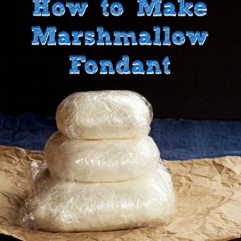 Simple Fondant Recipe with a Short Video by www.thebearfootbaker.com