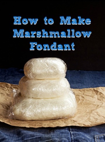 Simple Fondant Recipe with a Short Video by www.thebearfootbaker.com