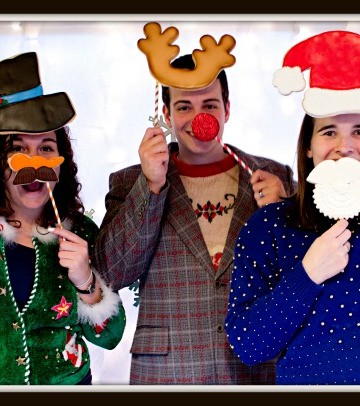 Christmas Photo Prop Cookies
