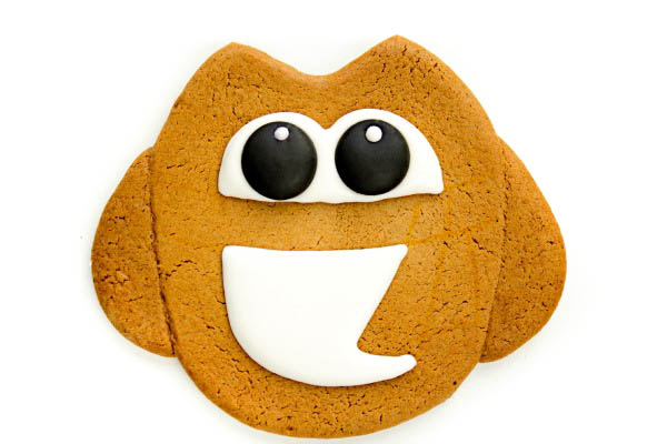 Simple Owl Cookies thebearfootbaker.com