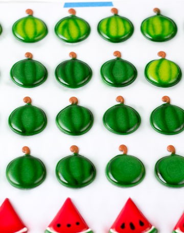 Royal Icing Watermelons