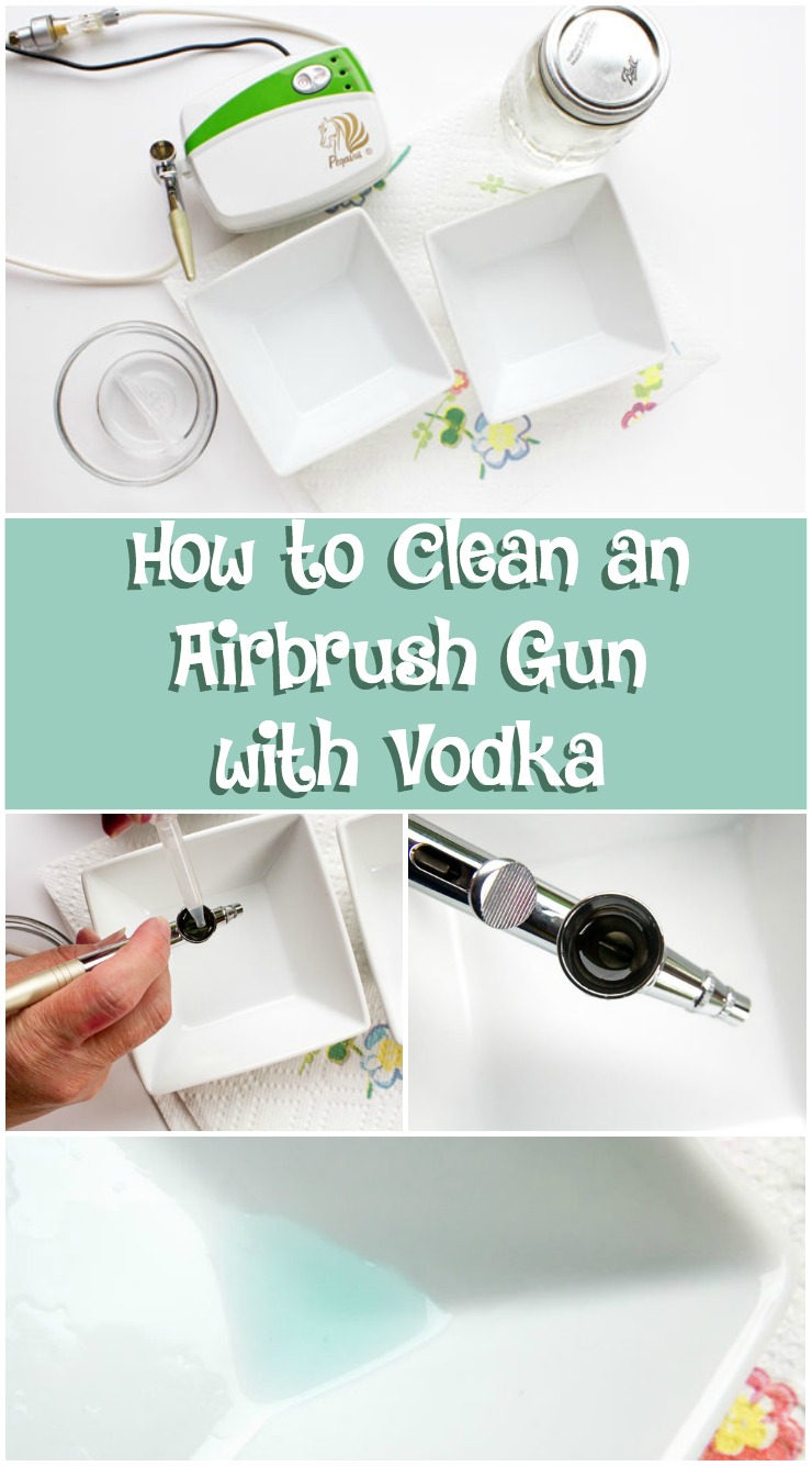 Cleaning an Airbrush Gun with Vodka | The Bearfoot Baker