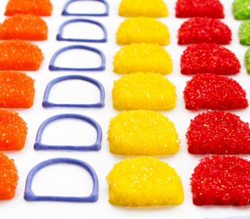 Gum Drop Royal Icing Transfers thebearfootbaker.com