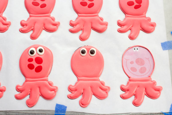 Octopus Royal Icing Transfers The Bearfoot Baker