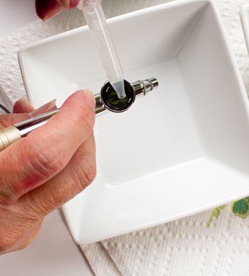 Simple way for Cleaning an Airbrush Gun with Vodka thebearfootbaker.com