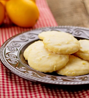 Lemon Cookies Recipes thebearfootbaker.com