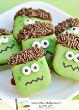 Gourmet French Macarons-Book-Giveaway-Frankenstein-Macarons thebearfootbaker.com