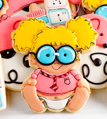 Baby Geek Cookies via thebearfootbaker.com