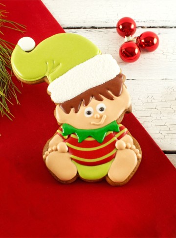 Baby Elf Cookies by www.thebearfootbaker.com