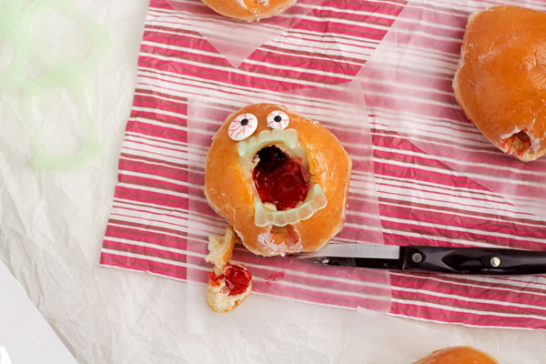 Zombie Donuts with www.thebearfootbaker.com