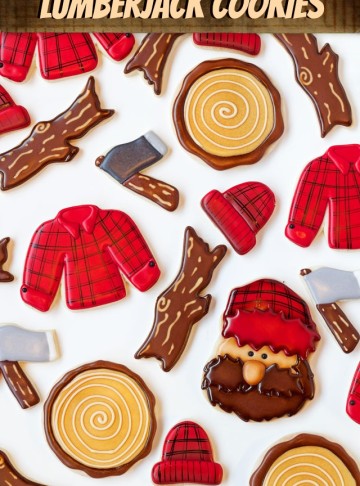 Lumberjack Cookies thebearfootbaker.com