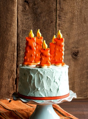 Birthday Candle Cookies via thebearfootbaker.com