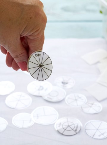 Free Flower Nail Template with thebearfootbaker.com