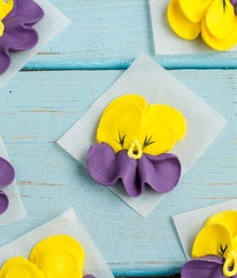 How to Make Royal Icing Pansies | The Bearfoot Baker