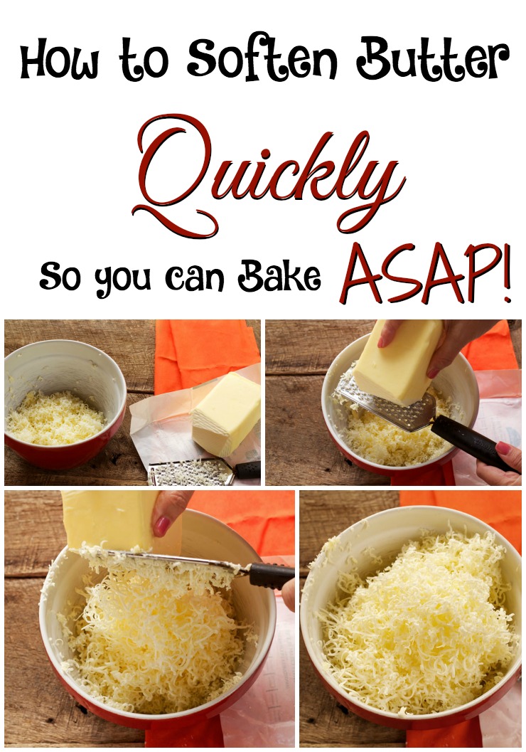 How to Soften Butter Quickly so you can bake ASAP via www.thebearfootbaker.com