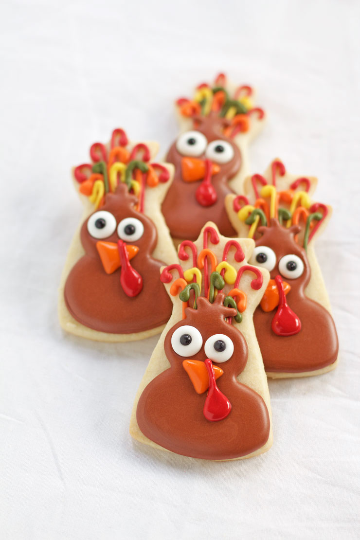 Fun Turkey Cookies | The Bearfoot Baker