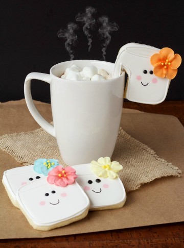 Simple Marshmallow Cookies thebearfootbaker.com