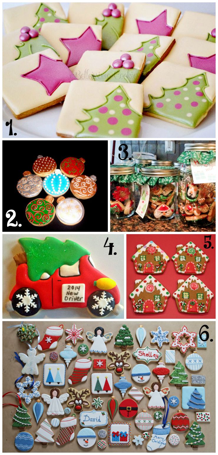 Christmas in July Cookie Collage-A Fun New Tradition Using Your Cookies via thebearfootbaker.com