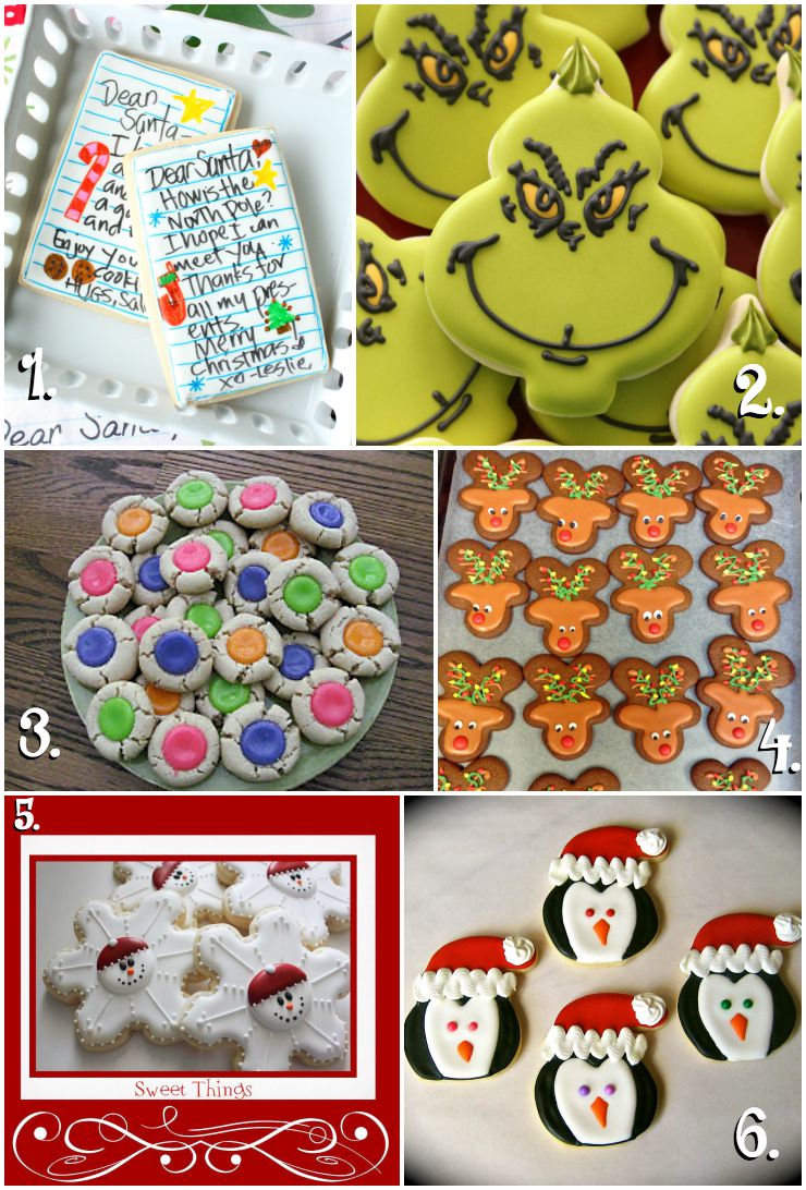 Christmas in July Cookie Collage-A Fun New Tradition with www.thebearfootbaker.com