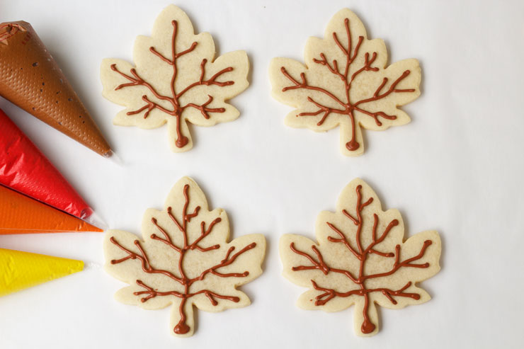 Simple Leaf Cookies | The Bearfoot Baker