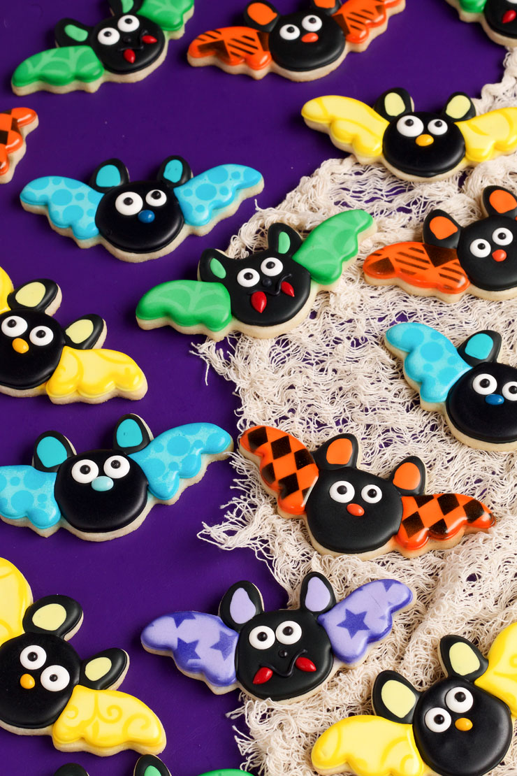 Cute Bat Cookies | The Bearfoot Baker