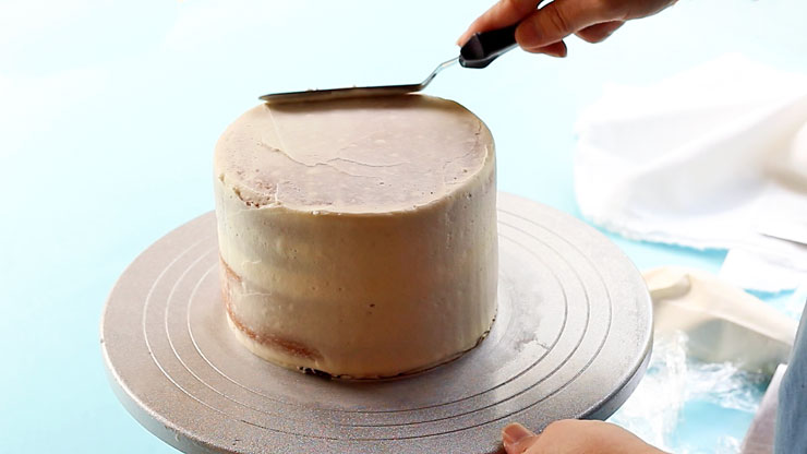 How to Dirty Ice a Cake | The Bearfoot Baker