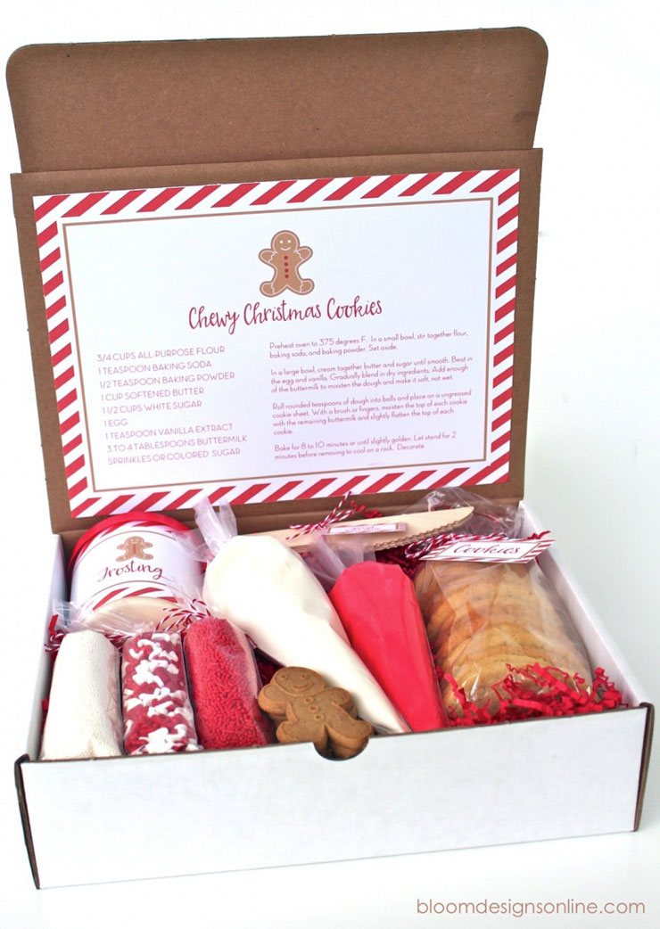 Christmas Cookie Kit by Bloom Designs Homemade Food Gifts for Christmas | The Bearfoot Baker