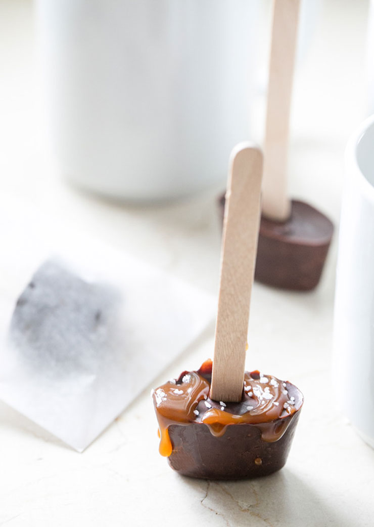Hot Chocolate on a Stick by Sugar and Charm Homemade Food Gifts for Christmas | The Bearfoot Baker