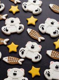 How to Make Simple Decorated Polar Bear Cookies | The Bearfoot Baker