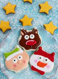 Simple Christmas Cookies with an Owl Cutter | The Bearfoot Baker