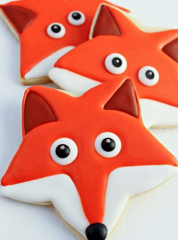 Fox Valentine's Cookies | The Bearfoot Baker