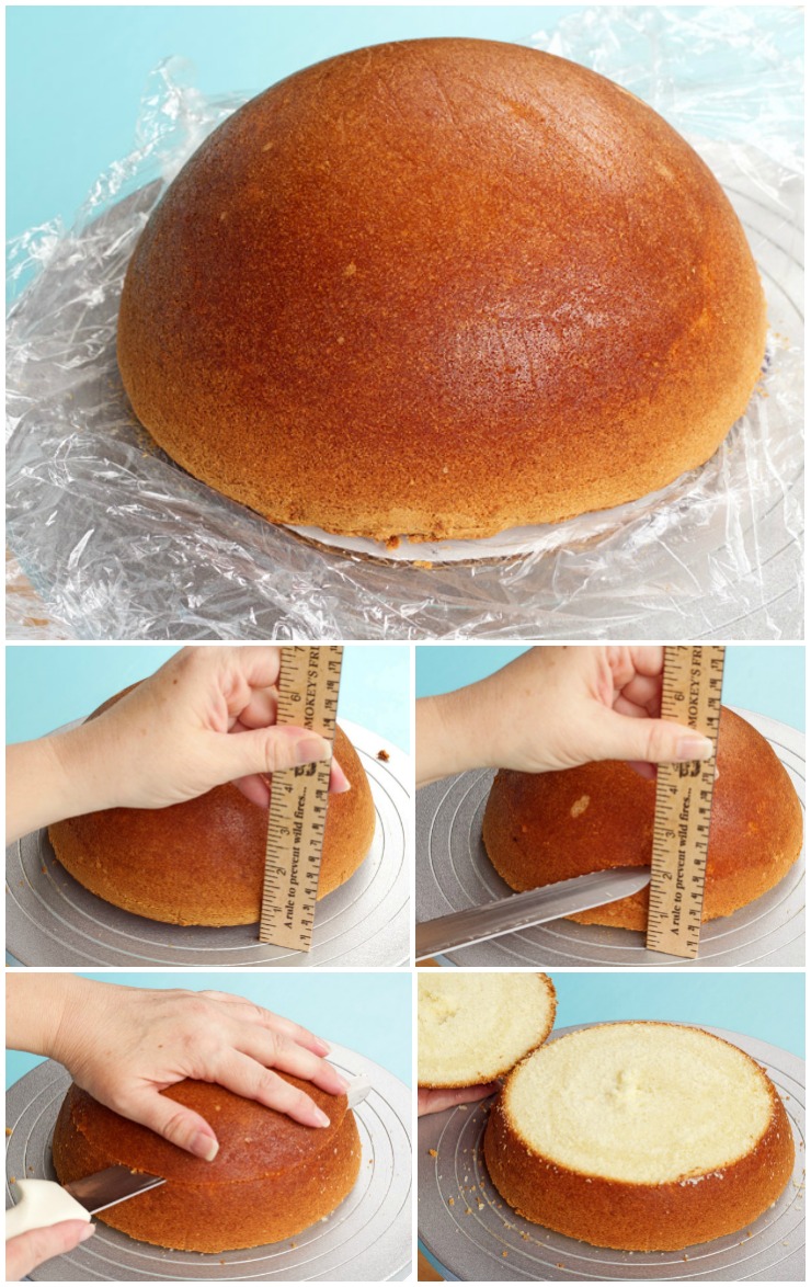 Learn How to Level and Torte a Dome Cake | The Bearfoot Baker