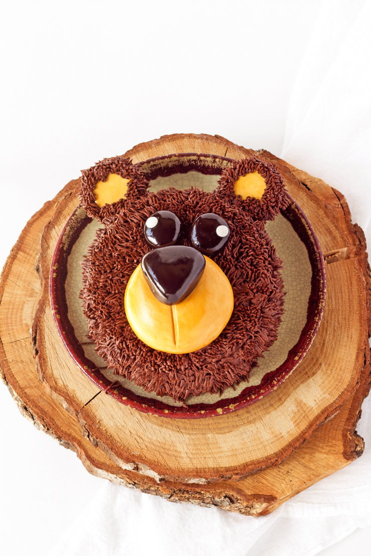 How to Make a Simple Bear Cake with a How To Video | The Bearfoot Baker