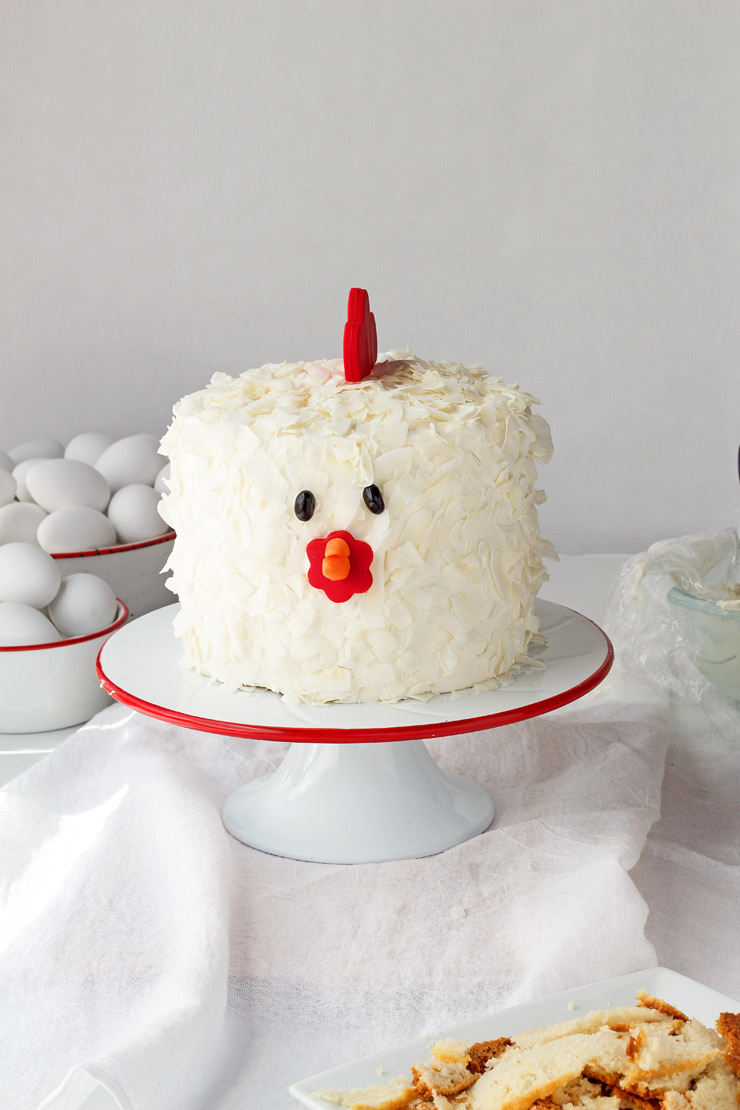 How to Make an Adorable Chicken Cake with Video | The Bearfoot Baker