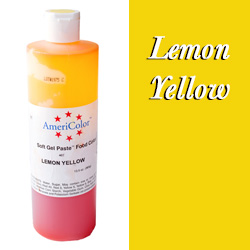 Americolor Soft Gel Paste Food Gel-Lemon Yellow 13.5 ounces