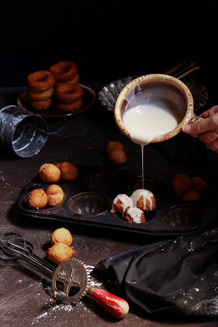 Simple Glazed Donut Holes Recipe | The Bearfoot Baker