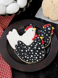 How to Make Cute Chicken Cookies with Video | The Bearfoot Baker