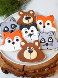 How To Make Simple Decorated Woodland Cookies with Video | The Bearfoot Baker