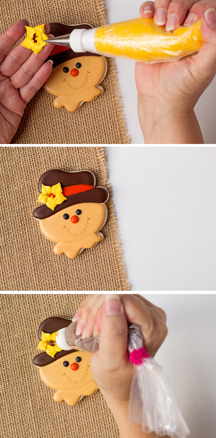 How to Make Fun Scarecrow Cookies with Video | The Bearfoot Baker