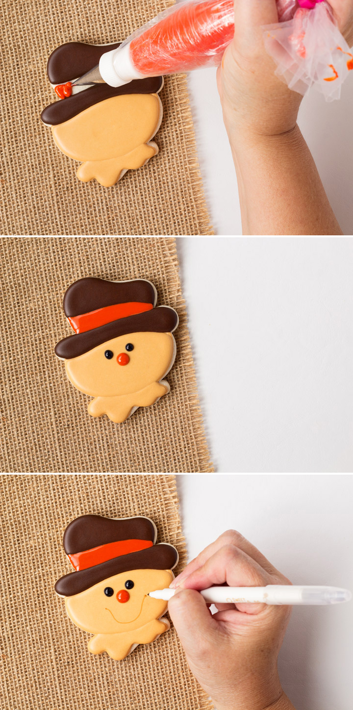 How to Make Scarecrow Cookies with Video | The Bearfoot Baker