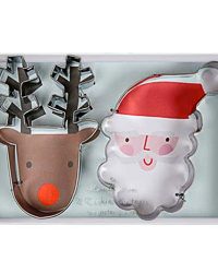 Christmas Santa and Reindeer Cookie Cutters